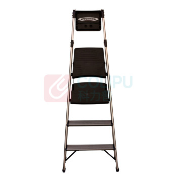 稳耐 四步宽踏板家用梯 234T-3CN 163*58*15cm (香槟色) 1台/包