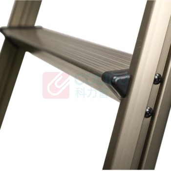 稳耐 四步宽踏板家用梯 234T-3CN 163*58*15cm (香槟色) 1台/包
