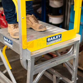 稳耐 BAILEY12步大力神铝合金平台 FS13598 360*108*244cm (银色) 1台/包