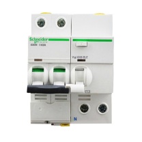 施耐德 Schneider 漏电保护断路器 A9F18263R+A9V53263R 家用总闸带漏保 2PC63A 