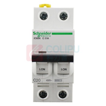 施耐德 Schneider 断路器 Acti 9系列iC65N 2P C20A  小型空气开关