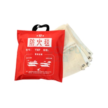 安赛瑞 电焊防火毯 12543 1.2×1.8m 1mm厚玻璃纤维面料 (米白色)