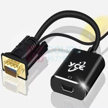 华威 转接头 YCE-H132 HDMI 母转VGA公 