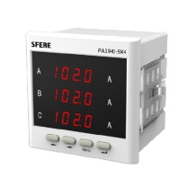 斯菲尔 三相交流电流表 PA194I-9X4 AC220V 输入0-5A 