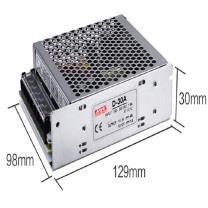 明纬 开关电源 D-30A 输出电压：5V-12V 输出电流：0-4A-0-1A 