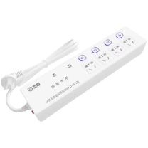 峦盾 红黑电源滤波隔离插座保密开关 LD-001 4孔1.5米 