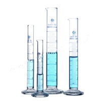 垒固 透明玻璃量筒 B-009804 50mL