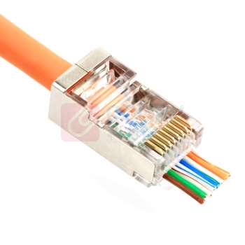 航赞 超五类屏蔽RJ45网络水晶头 HZ2005PLWC-PYT 