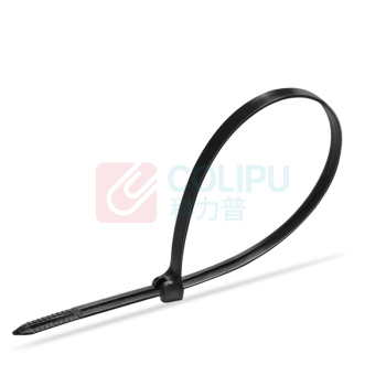 中云智创 国标不锈钢嵌片式尼龙扎带 ZYZC-ZD-4-33 8*240mm (黑色) (100条/包)