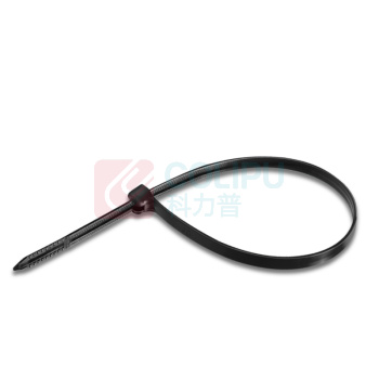 中云智创 国标不锈钢嵌片式尼龙扎带 ZYZC-ZD-4-33 8*240mm (黑色) (100条/包)