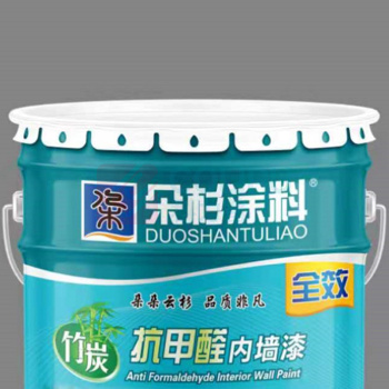 朵杉 竹炭净味抗甲醛 内墙乳胶漆 20kg (乳白色)