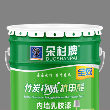 朵杉 竹炭净味抗甲醛 内墙乳胶漆 20kg (乳白色)