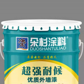 朵杉 耐候多功能 外墙乳胶漆 20kg (中灰)
