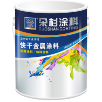 朵杉 聚氨酯面漆 快干金属防锈漆 5kg 油漆4kg+固化剂1kg (大红)