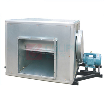 九洲普惠 DT柜式低噪声离心通风机 型号:25# 功率:15KW 电压:380V 风量:24016~39070 风压:680~480 不加隔音棉 风口方向:0°下出风口0°吸风口