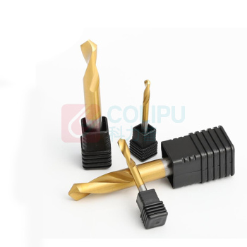 天工 高速钢镀钛90度定心钻 3mm