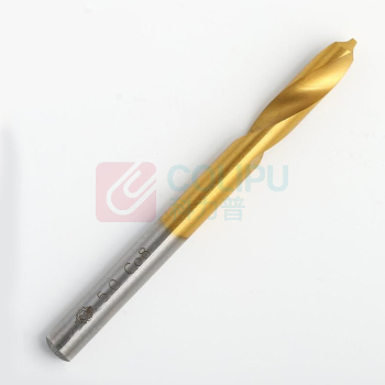 天工 高速钢镀钛90度定心钻 3mm