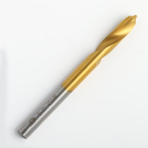 天工 高速钢镀钛90度定心钻 3mm