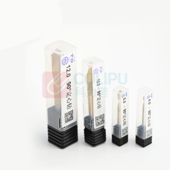 天工 高速钢镀钛90度定心钻 3mm