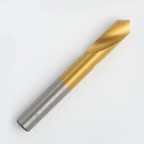 天工 高速钢镀钛90度定心钻 4mm