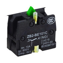 施耐德电气 Schneider Electric 按钮指示装置附件 触点模块 ZB2BE101C 10只