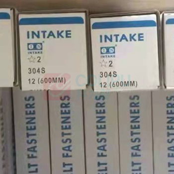 英达INTAKE 不锈钢加强筋皮带扣 2# 600mm 12个/盒