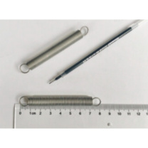 竑威 304不锈钢圆勾弹拉簧 线径1mm 外径10mm 长度80mm 50个起订 线径1mm 外径10mm 长度80mm 50个起订