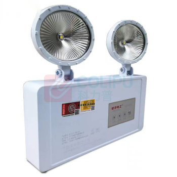 敏华电工 MINHUA 消防应急灯 E5W1142  90分钟背面侧面出线防火塑料不上锈双头LED灯家用应急照明灯