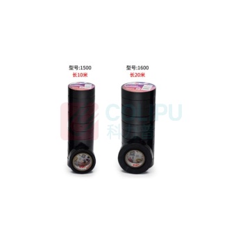 3M 1600#通用型PVC胶带 18MM*20M*0.15MM 黑色 