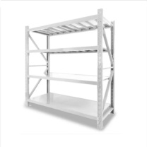 维跃 仓储货架 1500*800*2000*4层含安装 承重200kg，灰白色，组 