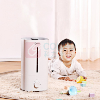美的 Midea 加湿器卧室家用办公室桌面 低噪空气加湿 银离子材质 上加水4.5L大容量 3G40A