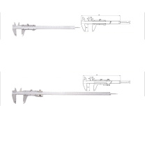 达时科 开式游标卡尺 1490-7015N/0-300/0.02 