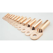 科越莱 铜接线端子 DT-10 尺寸：16*64mm，螺丝孔：8.5mm，板厚：2.2mm，接线深度：30mm，管内径：5.6mm，管外径：9mm (57)