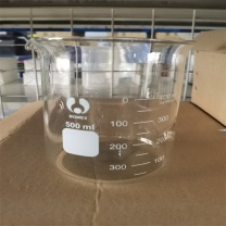 博美 低型烧杯500ml 10个/盒 500ml 500ml (透明)