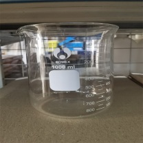 博美 低型烧杯1000ml 6个/盒 1000ml 1000ml (透明)