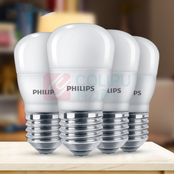 飞利浦 PHILIPS 球泡 3.5W E27 3000K 220V / 12个/箱 恒亮型LED小球泡真彩版
