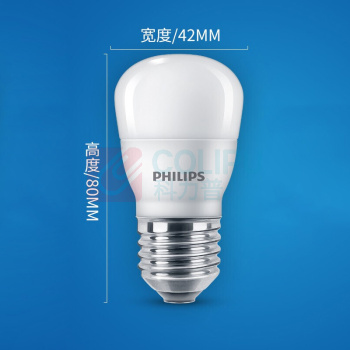 飞利浦 PHILIPS 球泡 3.5W E27 3000K 220V / 12个/箱 恒亮型LED小球泡真彩版