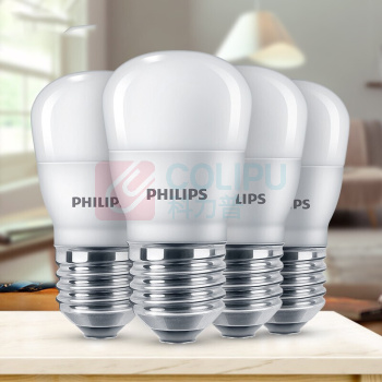飞利浦 PHILIPS 球泡 3.5W E27 6500K 220V / 12个/箱 恒亮型LED小球泡真彩版
