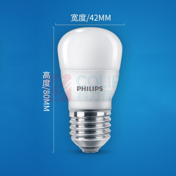 飞利浦 PHILIPS 球泡 3.5W E27 6500K 220V / 12个/箱 恒亮型LED小球泡真彩版