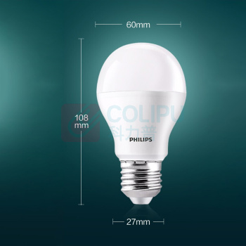 飞利浦 PHILIPS 球泡 5W E27 3000K 220V 12个/箱 恒亮型LED小球泡真彩版