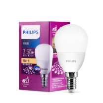 飞利浦 PHILIPS 球泡 6.5W E14 6500K 220V 12个/箱 恒亮型LED小球泡真彩版