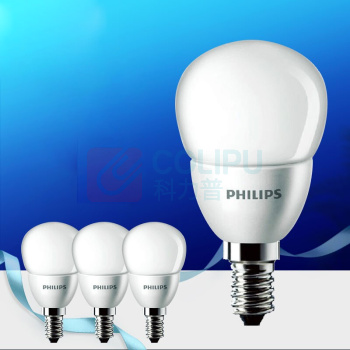 飞利浦 PHILIPS 球泡 6.5W E14 6500K 220V 12个/箱 恒亮型LED小球泡真彩版