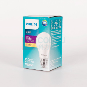 飞利浦 PHILIPS 球泡 11W E27 3000K / 12个/箱 经济型LED球泡