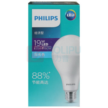 飞利浦 PHILIPS 球泡 19W E27 3000K / 12个/箱 经济型LED球泡