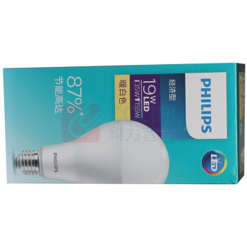 飞利浦 PHILIPS 球泡 19W E27 3000K / 12个/箱 经济型LED球泡