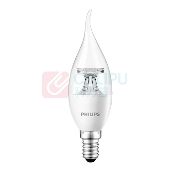 飞利浦 PHILIPS 烛泡 LED 3.5-25W E14 2700K 220V BA35 CL ND / 10个/箱