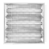 深照紫光 格栅灯 GS4160 3×8W 产品尺寸:600*600*75mm 安装尺寸:575*575*75mm 色温:5500K