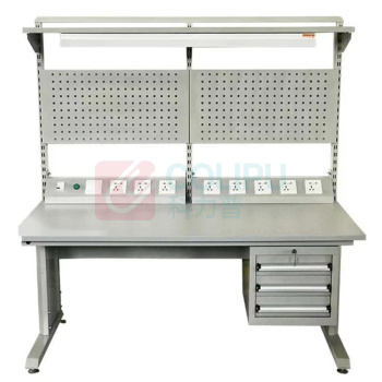 科越莱 调试实验工作台(带灯) WDH-5120 尺寸：1800*1660*750mm，五个电源，220V：3个，36V：1个，24V：1个，可移动，灯具功率：36W，灯具尺寸：1255*75*70mm，灯具电压：220V 