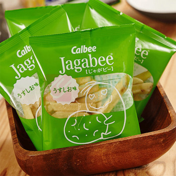 卡乐比 CALBEE 佳可比薯条三兄弟 办公室小吃进口零食 寝室休闲零嘴 淡盐味 75g 