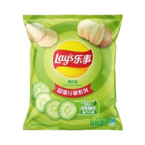乐事 LAY'S 薯片 黄瓜味 135g/袋 14袋/箱